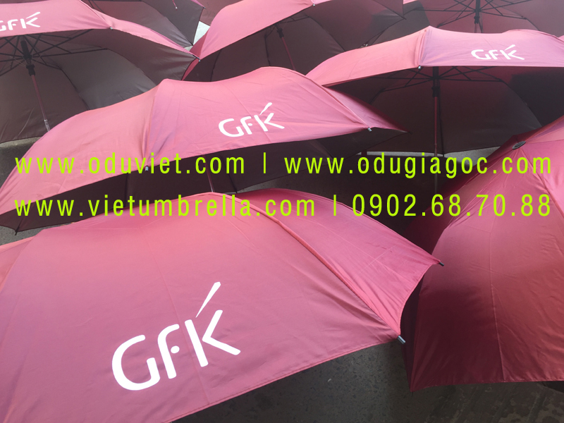 xưởng sản xuất ô dù cầm tay in logo quảng cáo